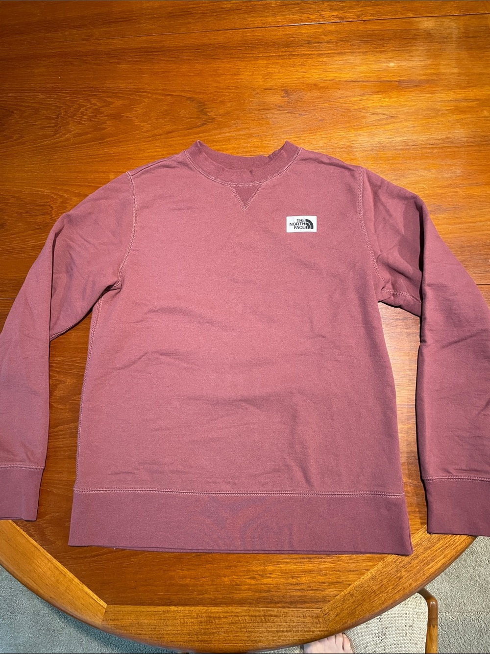 The North Face maroon sweatshirt Medium